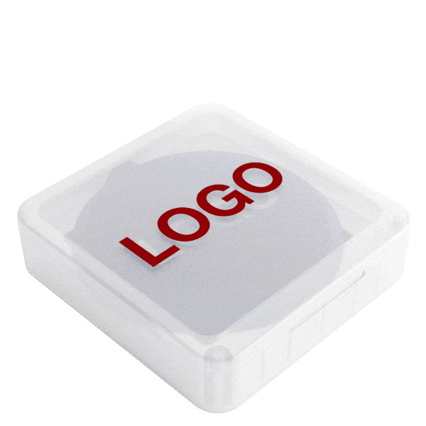Loop - Trådløs Oplader Med Logo Loop - Trådløs Oplader Med Logo