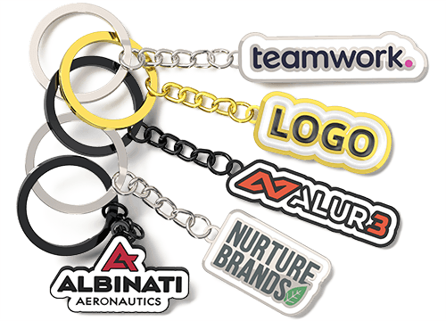 Nøglering i emalje - Brugerdefineret nøglering Nøglering i emalje - Brugerdefineret nøglering