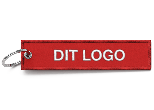 JetTag - Salgsfremmende Nøgleringe af stof JetTag - Salgsfremmende Nøgleringe af stof