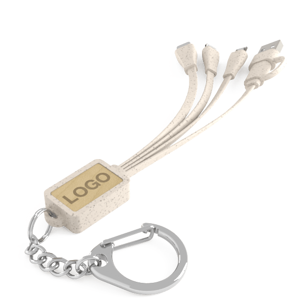 Multi Wood - USB Kabel med Logo Multi Wood - USB Kabel med Logo