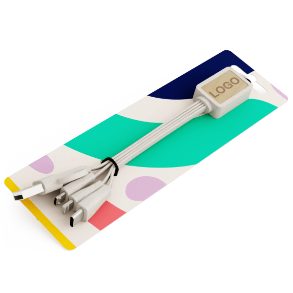 Multi Wood - USB Kabel med Logo