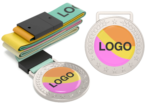 Podium - Medaljer med logo