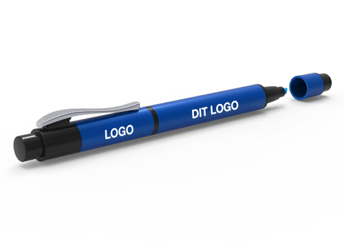 Accent - Highlighter kuglepenne med logo Accent - Highlighter kuglepenne med logo