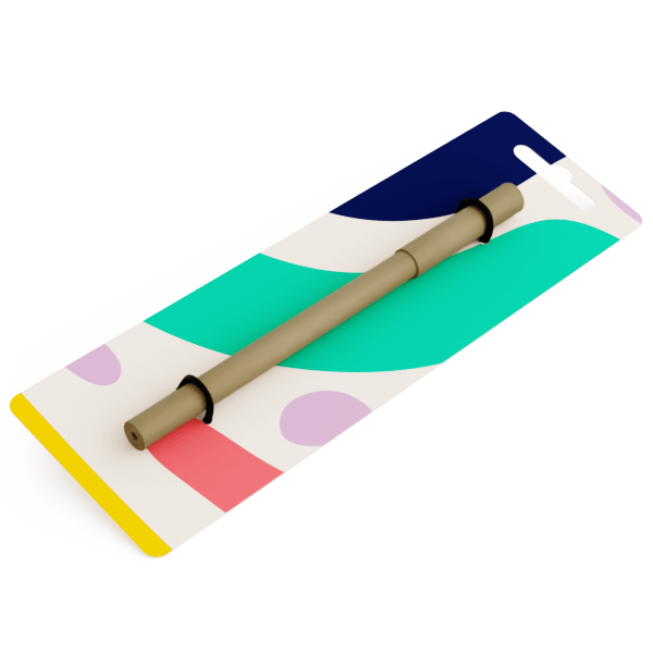 Earth - Reklamekuglepenne i genbrugspap med logo