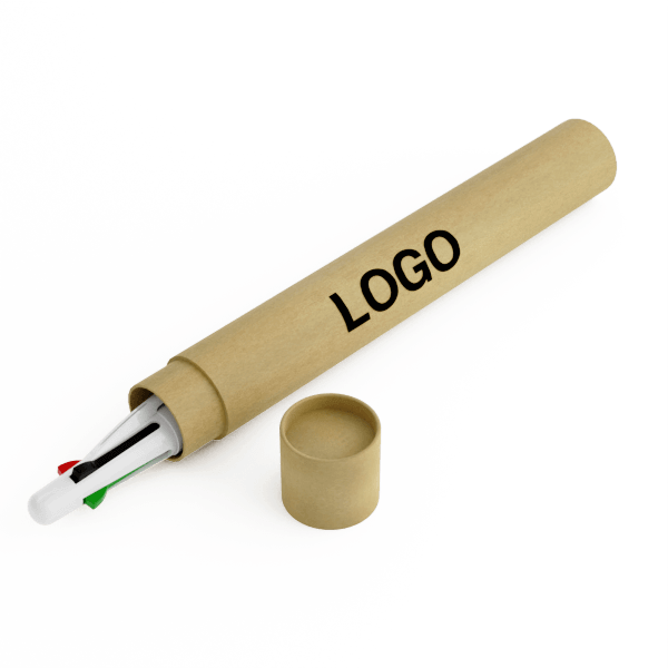 Quad - 4-farvet Reklamekuglepenne med logo