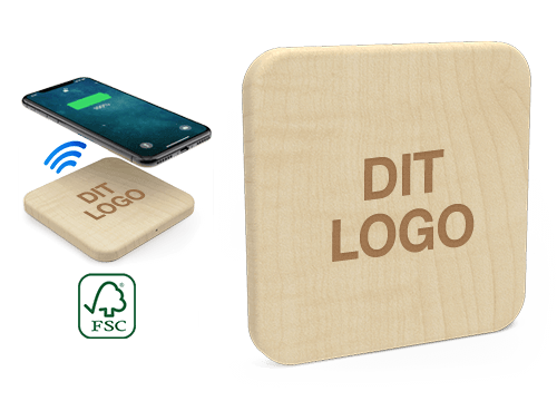 Forest - Trådløs oplader med logo