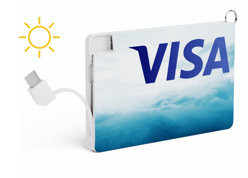 Solar Card - Brugerdefineret solcelle powerbank Solar Card - Brugerdefineret solcelle powerbank