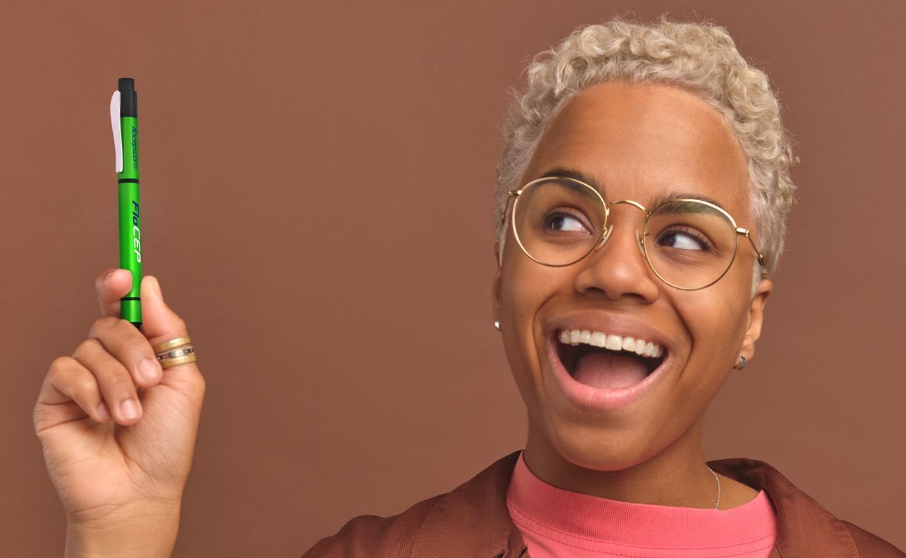 Accent - Highlighter kuglepenne med logo gallery thumbnail