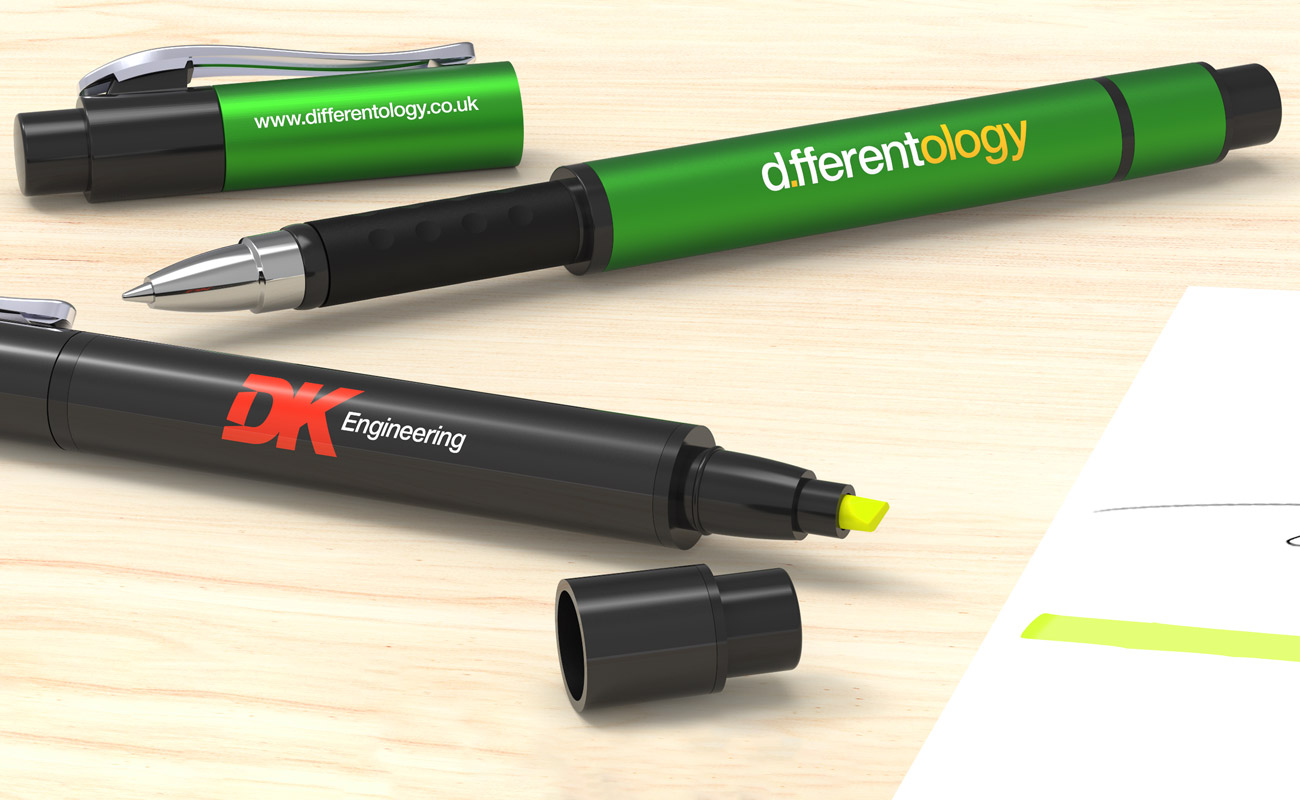 Accent - Highlighter kuglepenne med eget design gallery thumbnail