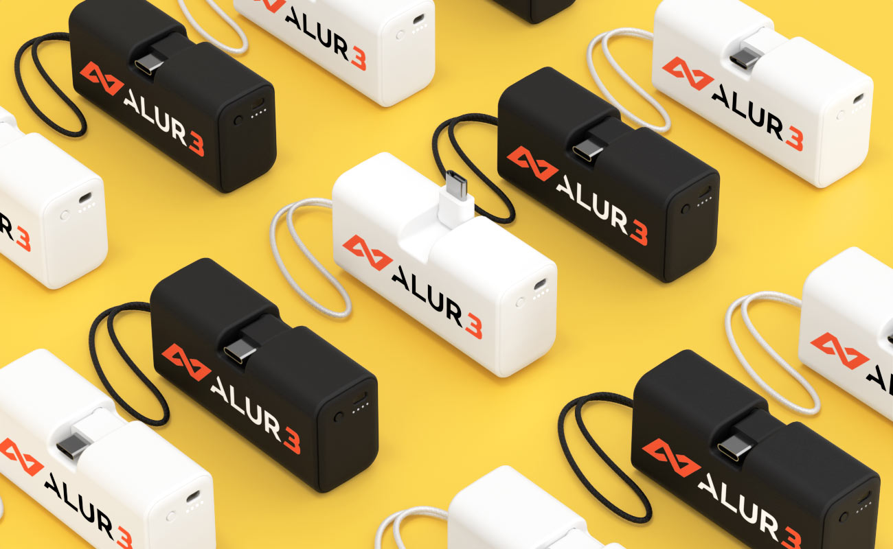 Amp - Powerbanks med Logo gallery thumbnail