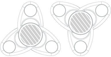 Fidget spinner Silketryk