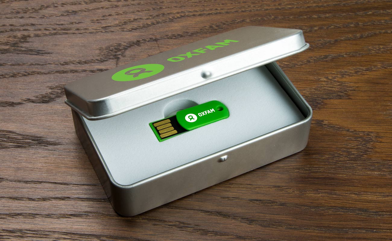 Clip - USB Papirclip med logo gallery thumbnail