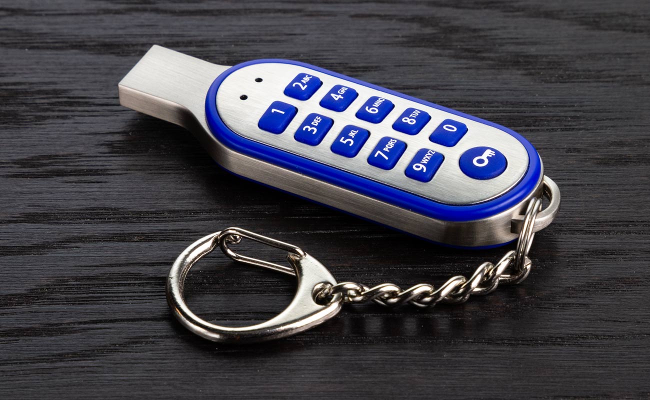 Code - USB stik med PIN kode og trykt logo  gallery thumbnail