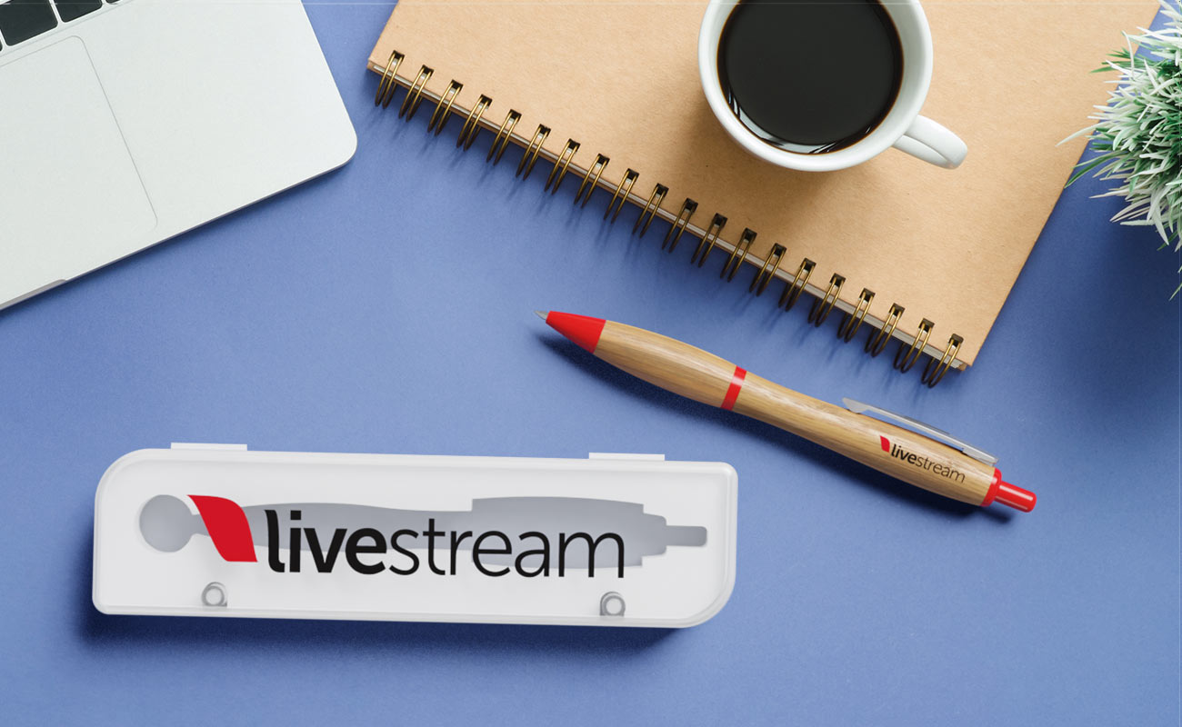 Contour - Salgsfremmende Bambus Kuglepenne med logo gallery thumbnail