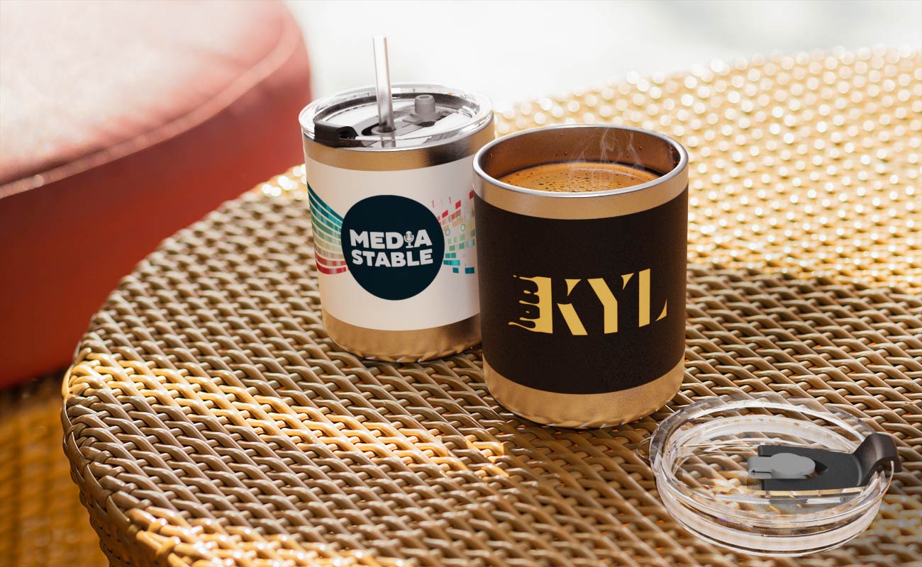 Crew - Dobbeltisoleret 300 ml. tumbler krus med logo  gallery thumbnail