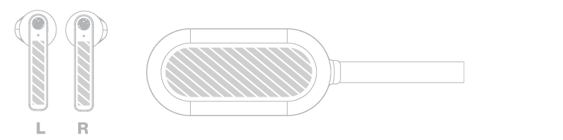 Bluetooth® Høretelefoner Silketryk Bluetooth® Høretelefoner Silketryk