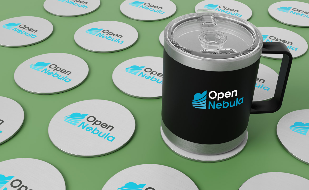 Disc - Coastere i aluminium med logo gallery thumbnail