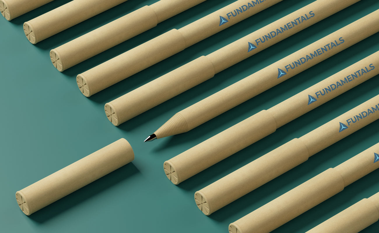 Earth - Tilpassede kuglepenne i genbrugspap gallery thumbnail