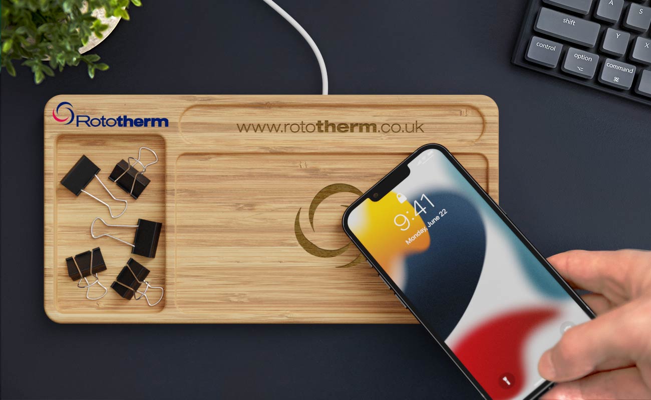 EcoDesk - Speciallavet trådløs oplader gallery thumbnail