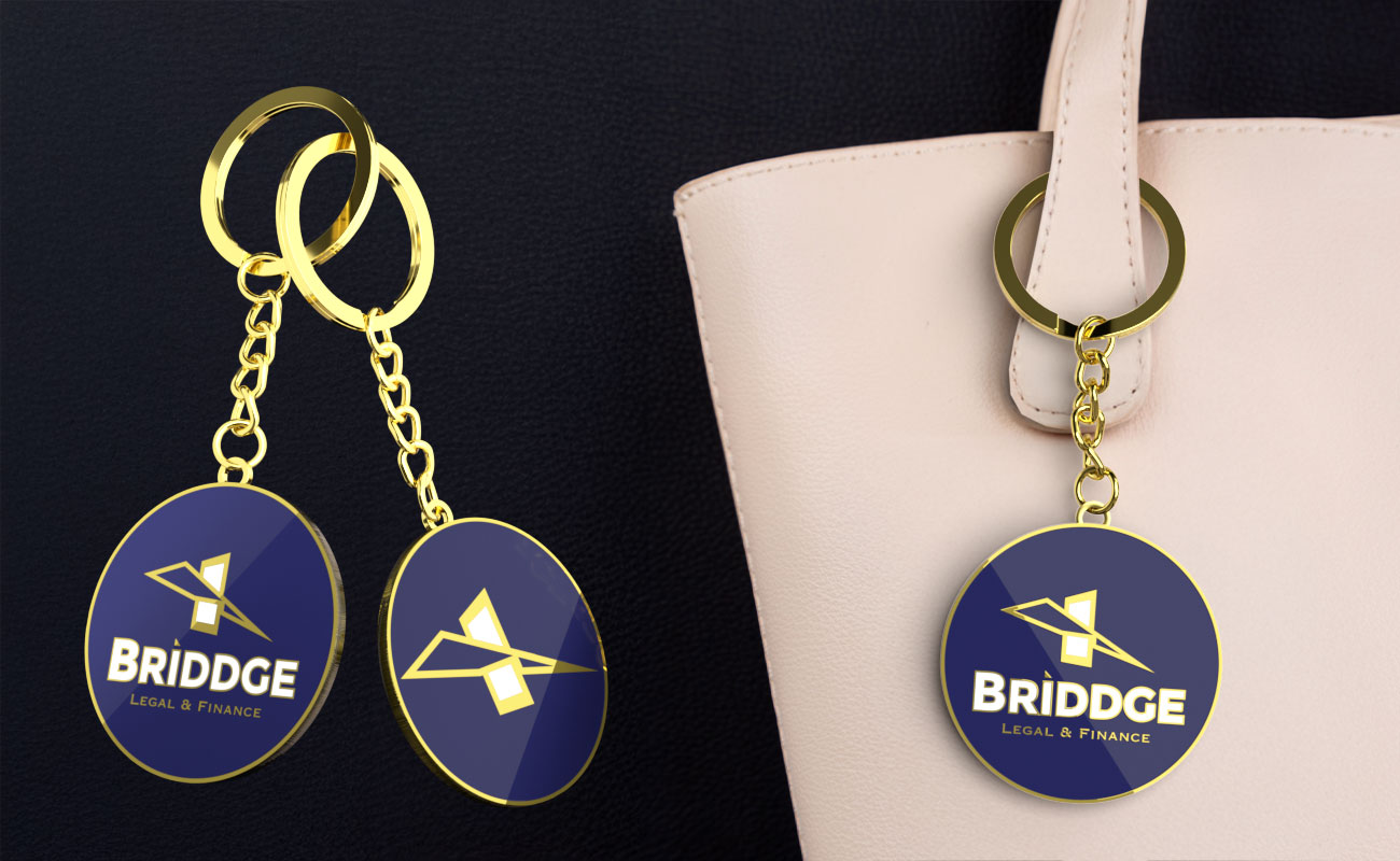 Nøglering i emalje - Brugerdefineret nøglering gallery thumbnail