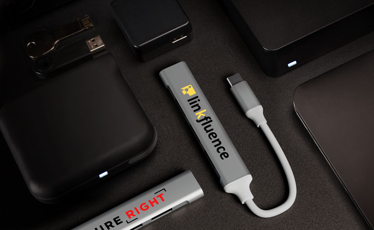 Expand - USB-hub Multi med logo gallery thumbnail