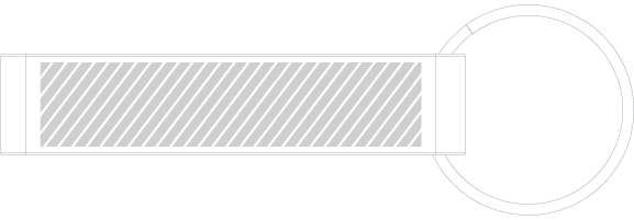 Flaske&aring;bner Silketryk