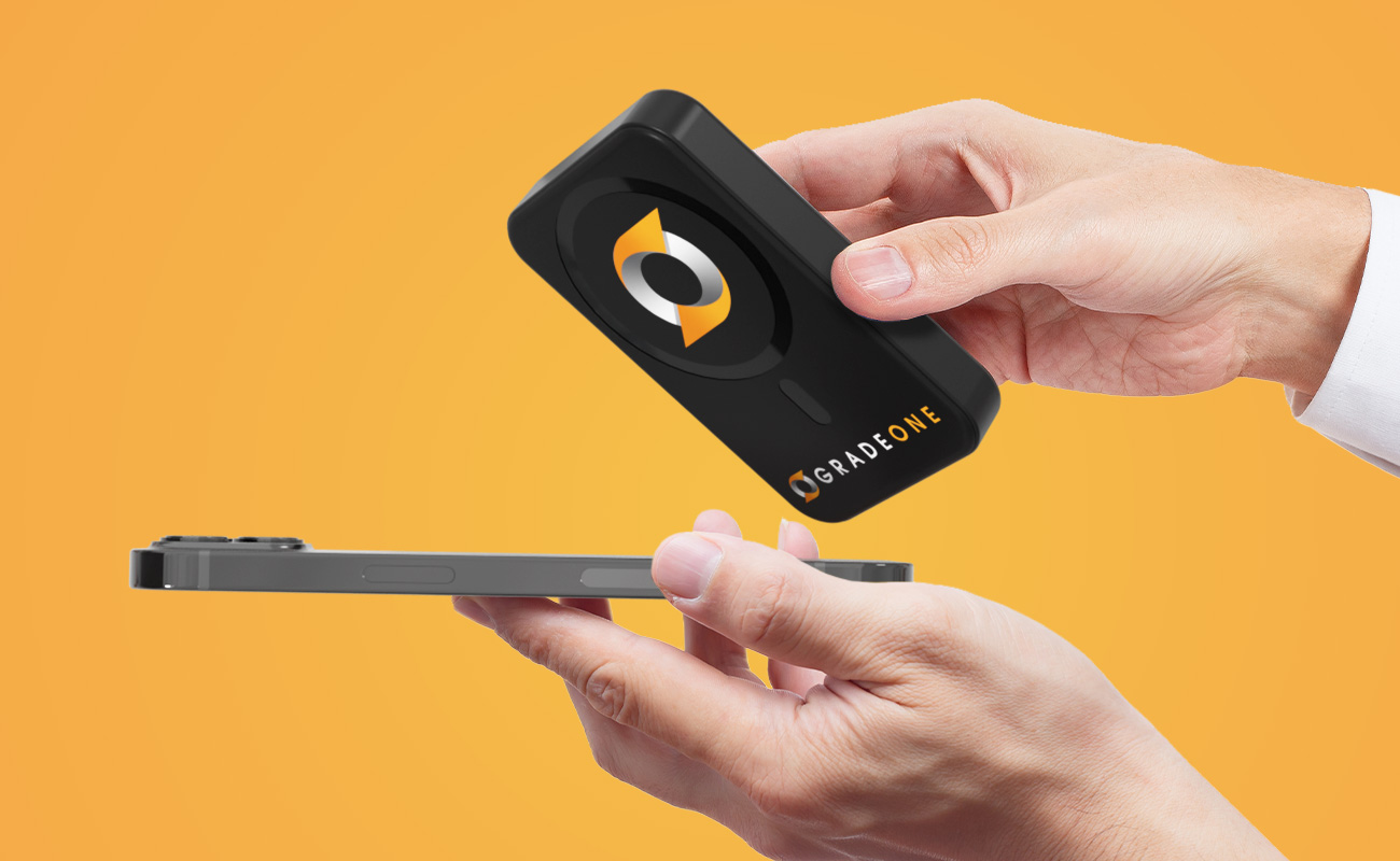 Force - Salgsfremmende Magnetiske trådløse powerbanks med logo gallery thumbnail