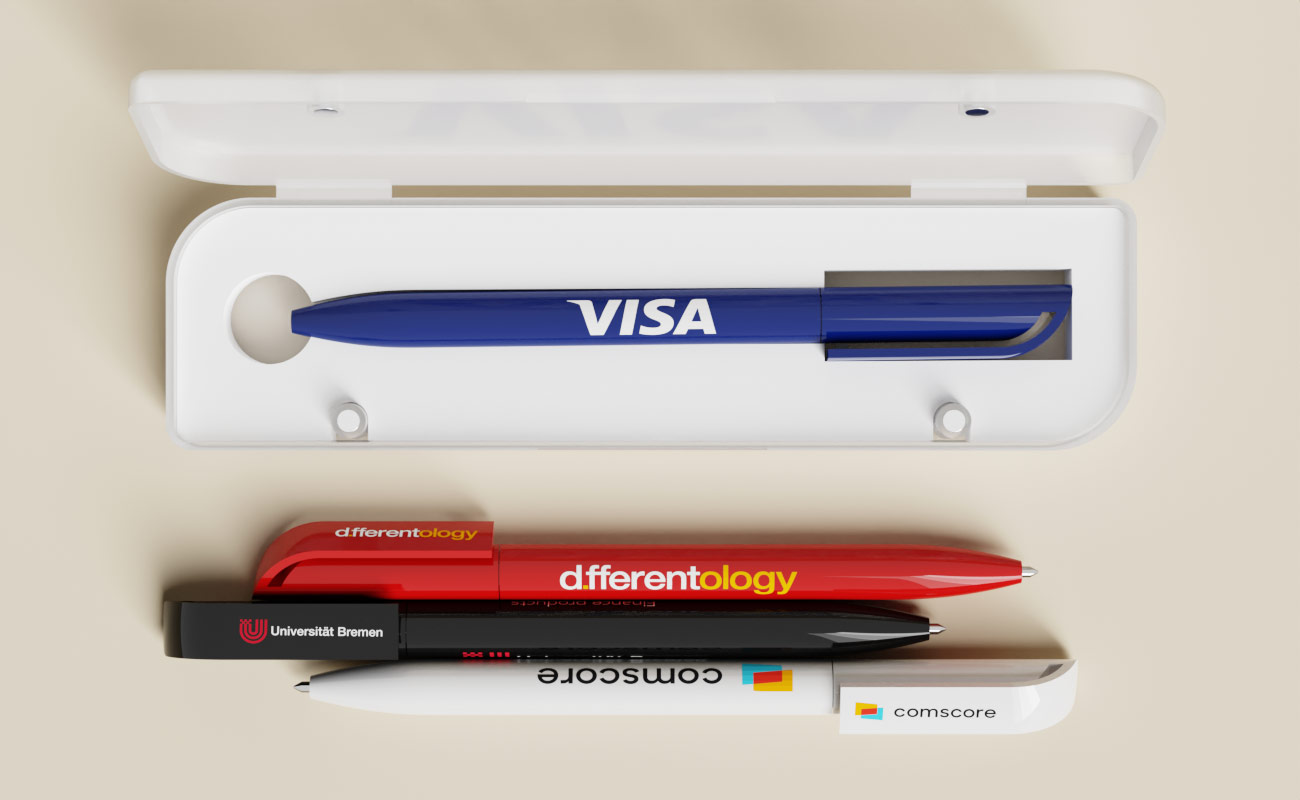 Frosty - salgsfremmende kuglepenne med logo gallery thumbnail