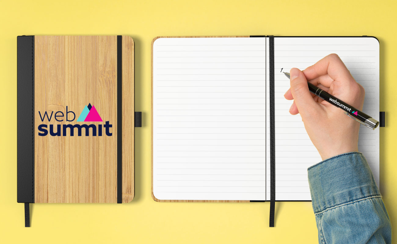 Grove - Personaliserede Notesbøger i bambus gallery thumbnail