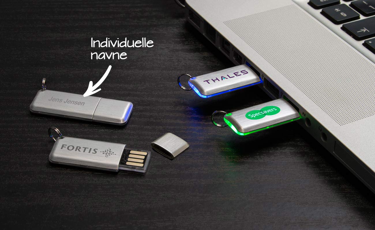 Halo - Tilpassede USB-stik med LED-lys