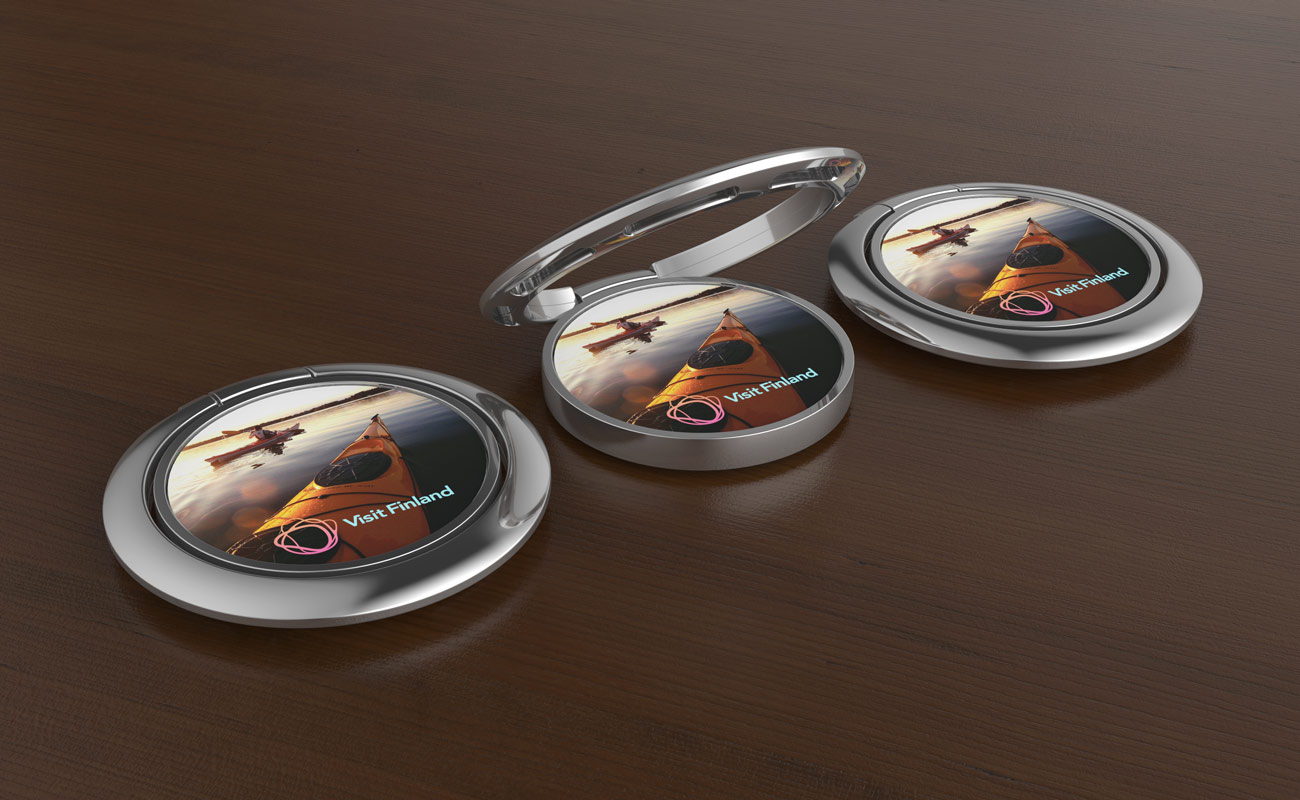 Hoop - Trykt Telefon Fingerholder gallery thumbnail