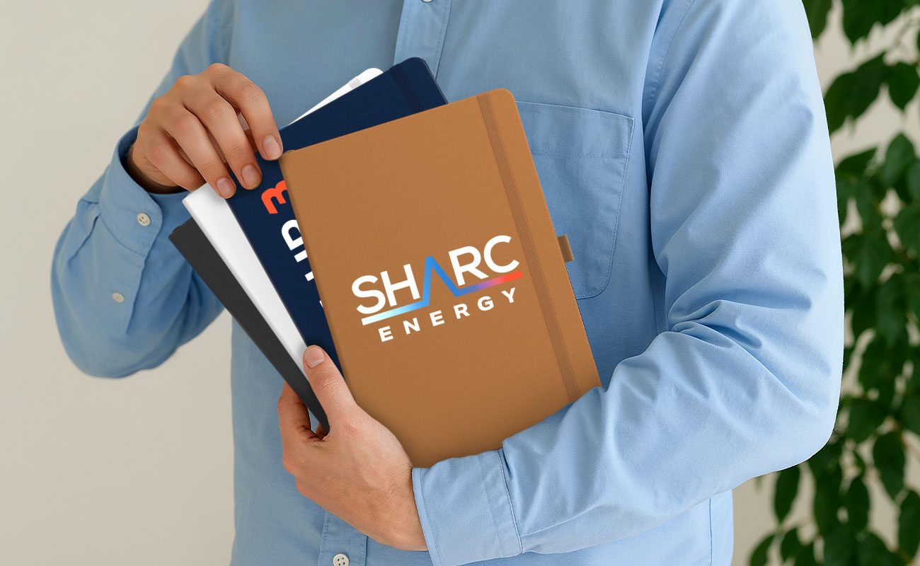 Idea - Salgsfremmende Notesbøger med logo gallery thumbnail