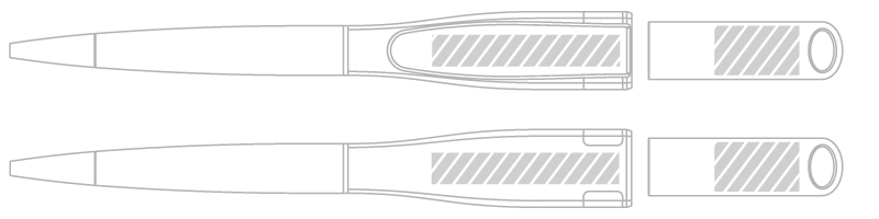USB kuglepen Silketryk USB kuglepen Silketryk