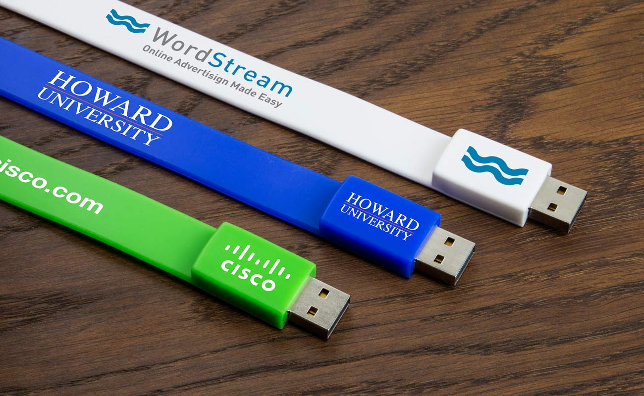 Lizzard - Personliggjort USB armbånd med logo gallery thumbnail