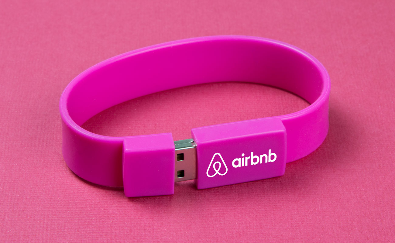 Lizzard - USB armbånd med logo  gallery thumbnail