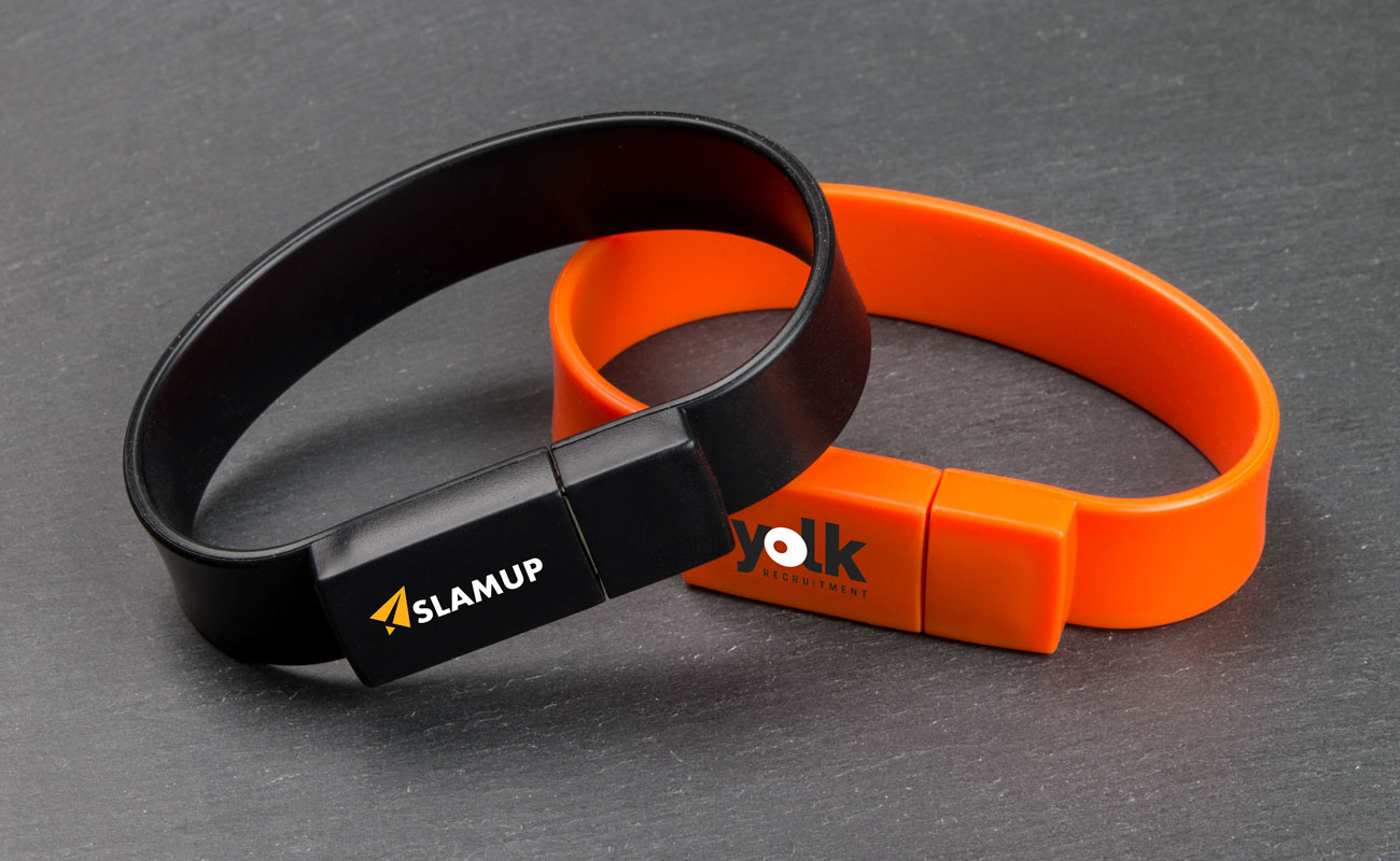 Lizzard - USB armbånd med logo  gallery thumbnail