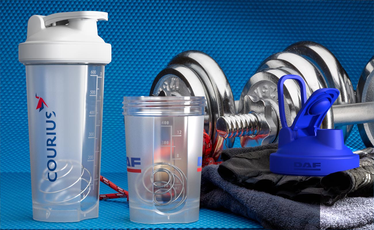 Mix - Salgsfremmende Shaker-flasker med logo gallery thumbnail