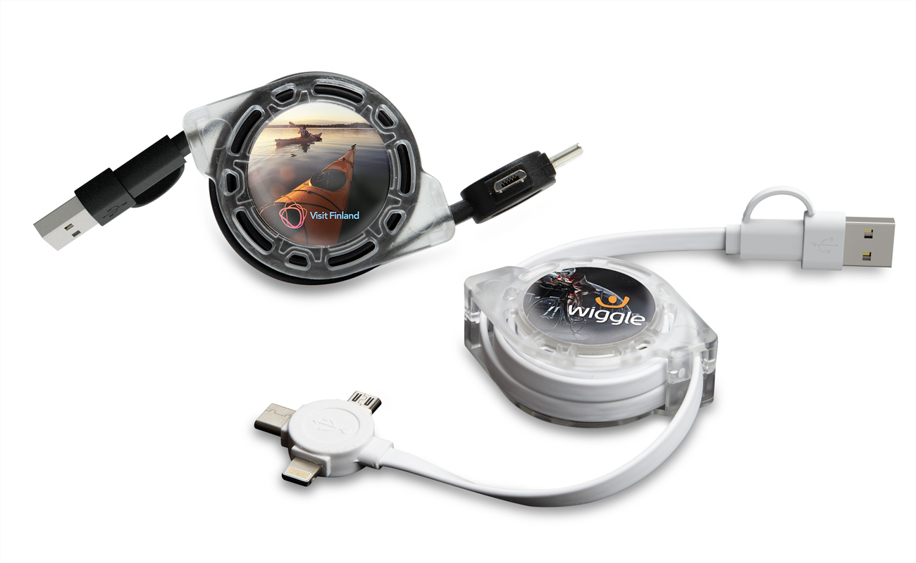 Motion - USB Opladerkabel med Logo gallery thumbnail