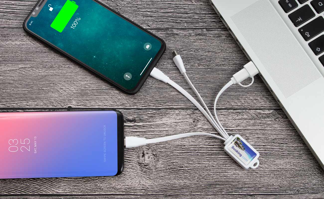 Multi - Multi USB kabel med logo gallery thumbnail
