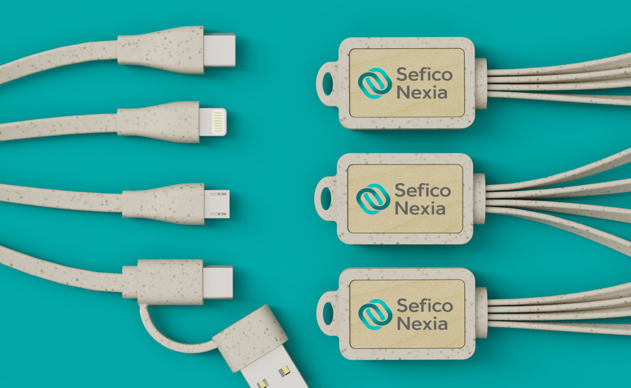 Multi Wood - USB Kabel med Reklame gallery thumbnail