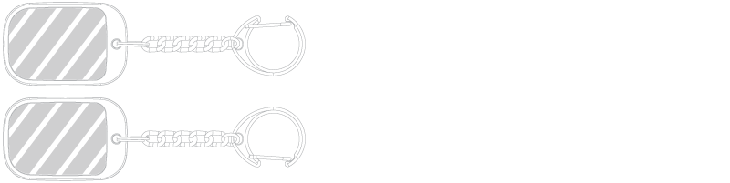 Nøglering Silketryk Nøglering Silketryk