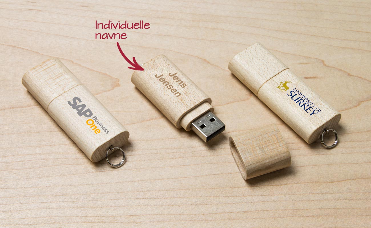 Nature - USB Nøgle i Træ