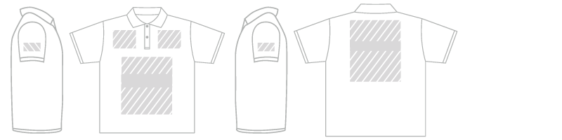 Polotrøje Fotoprint Polotrøje Fotoprint