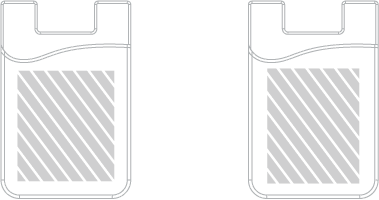 Smartphone-tegnebog Silketryk