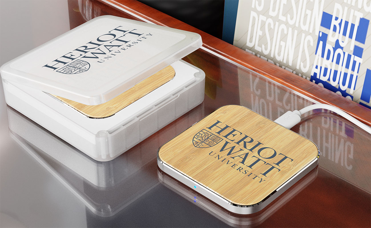 Savanna - Bambus trådløs Qi  oplader  gallery thumbnail