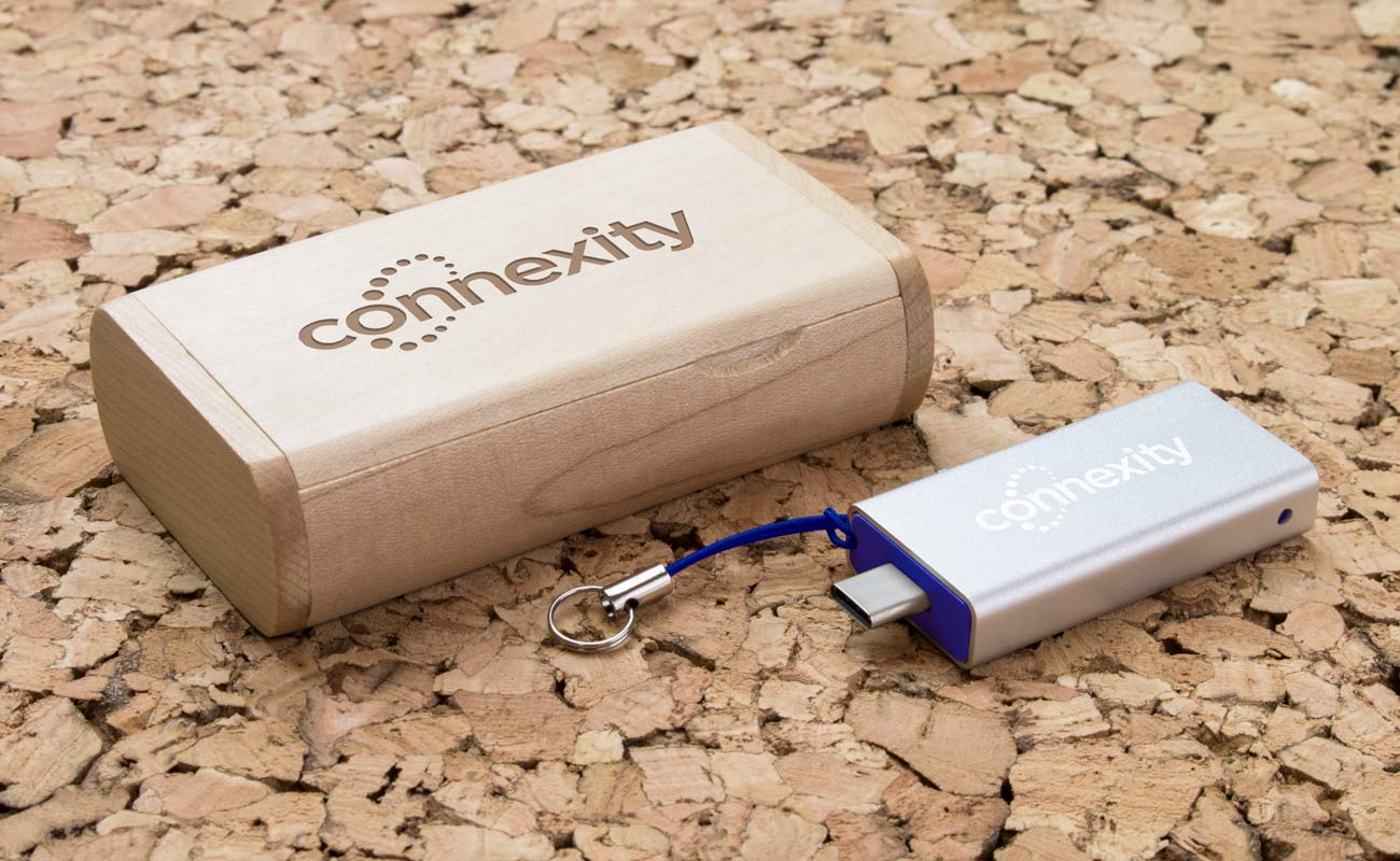 Slide - USB-C Nøgler med Logo gallery thumbnail