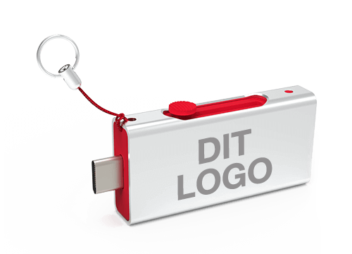 Slide - USB-C Nøgler med Logo Slide - USB-C Nøgler med Logo