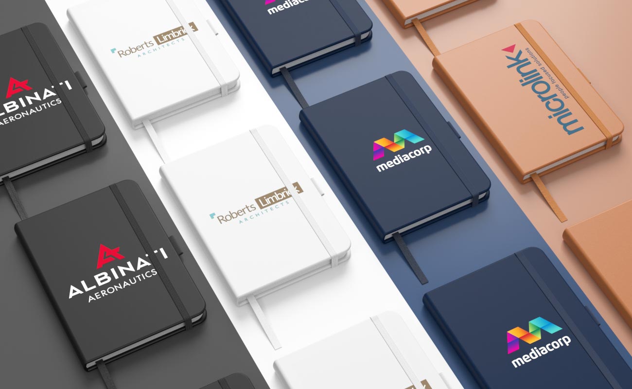 Softy - Salgsfremmende Notesbøger med logo gallery thumbnail