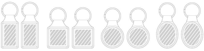 Nøglering Silketryk Nøglering Silketryk