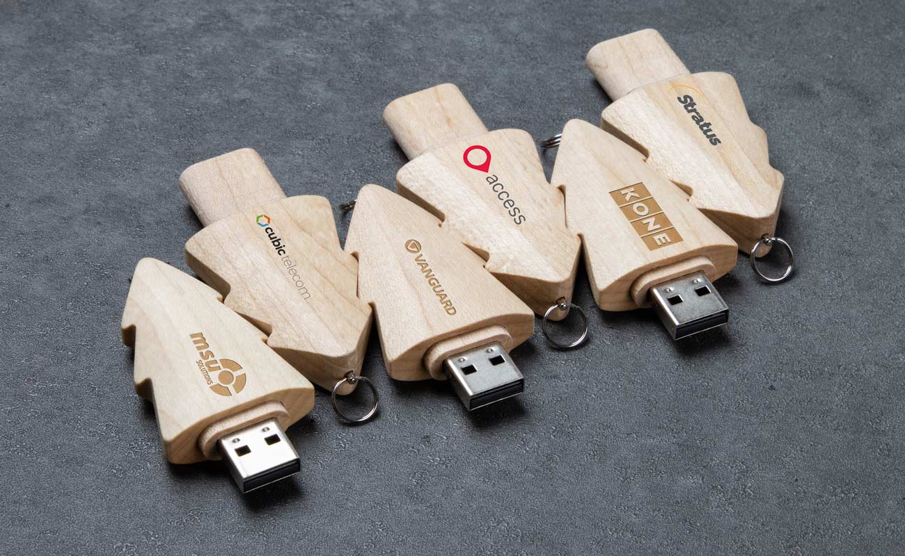 Tree - USB Stick Med Logo gallery thumbnail